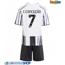 Maglie da calcio Juventus Francisco Conceicao #7 Prima Maglia Bambino 2025-26 Manica Corta + Pantaloni corti)